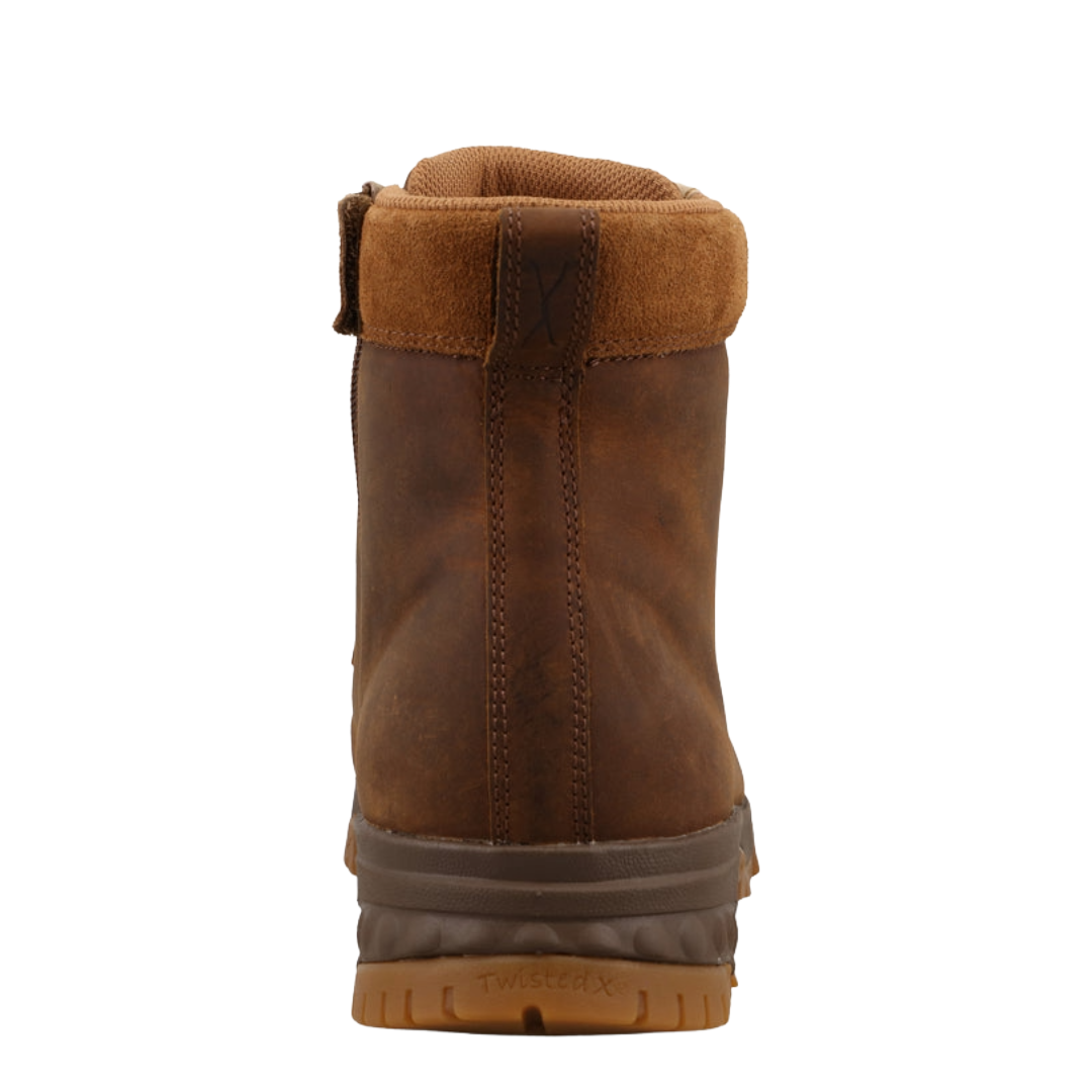 Twisted X Men's Oiled Saddle & Tan Suede 6" Work Boot MXCN013