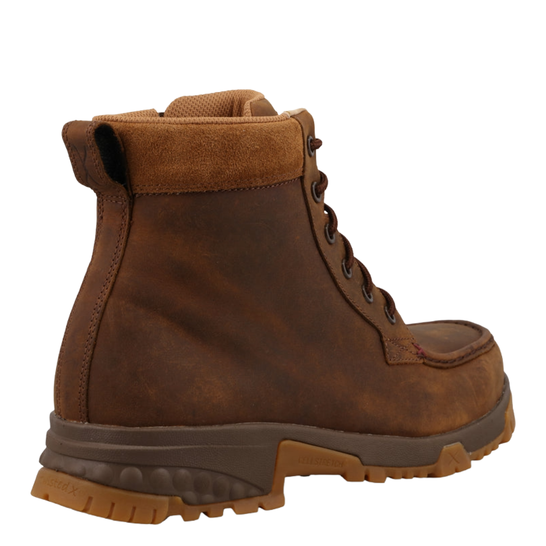 Twisted X Men's Oiled Saddle & Tan Suede 6" Work Boot MXCN013