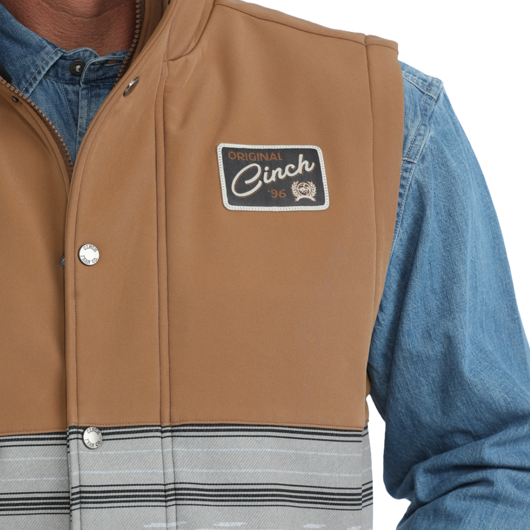 Cinch Men's Multi Western Stripe Bonded Vest MWV1950001