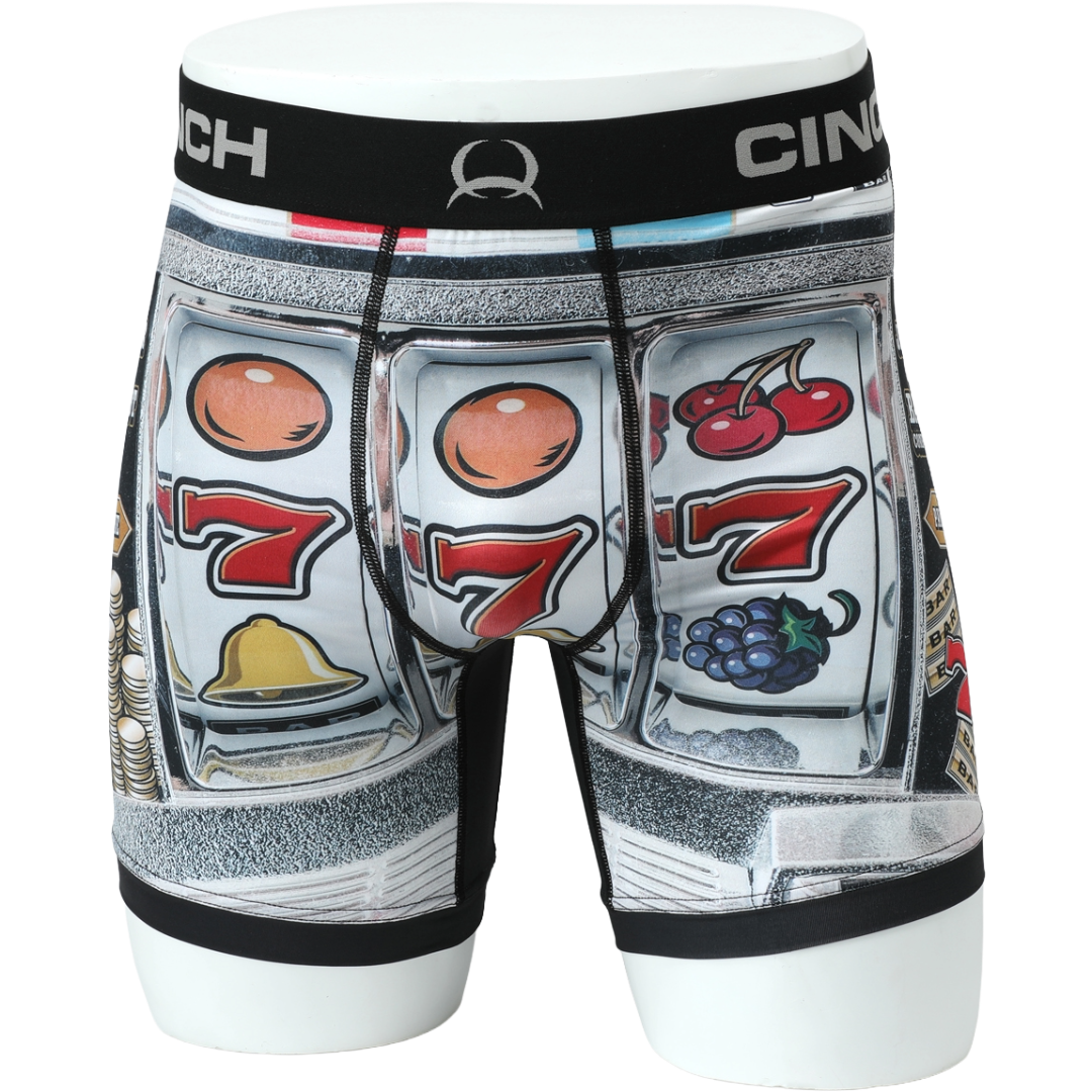 Cinch Mens 6" Jackpot Multi Colored Boxer Brief MXY6009021