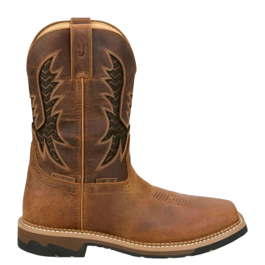 Justin Men's Bolt Brown Composite Toe Work Boot SE4130