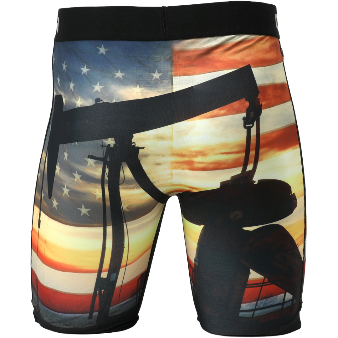 Cinch Mens 9" Pump Jack Multi Colored Boxer Brief MXY6010016