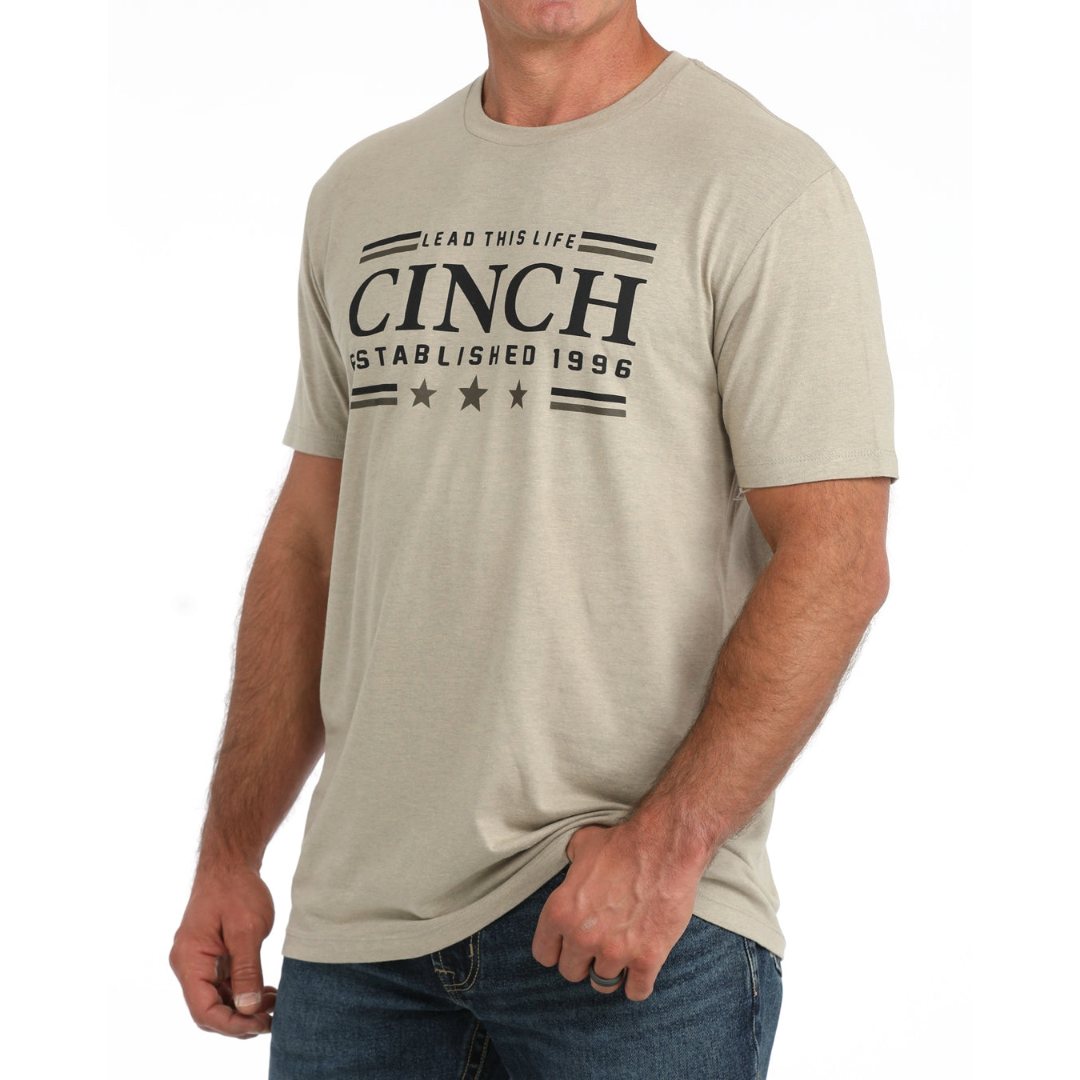 Cinch Men's Khaki T-Shirt MTT1690746-KHA