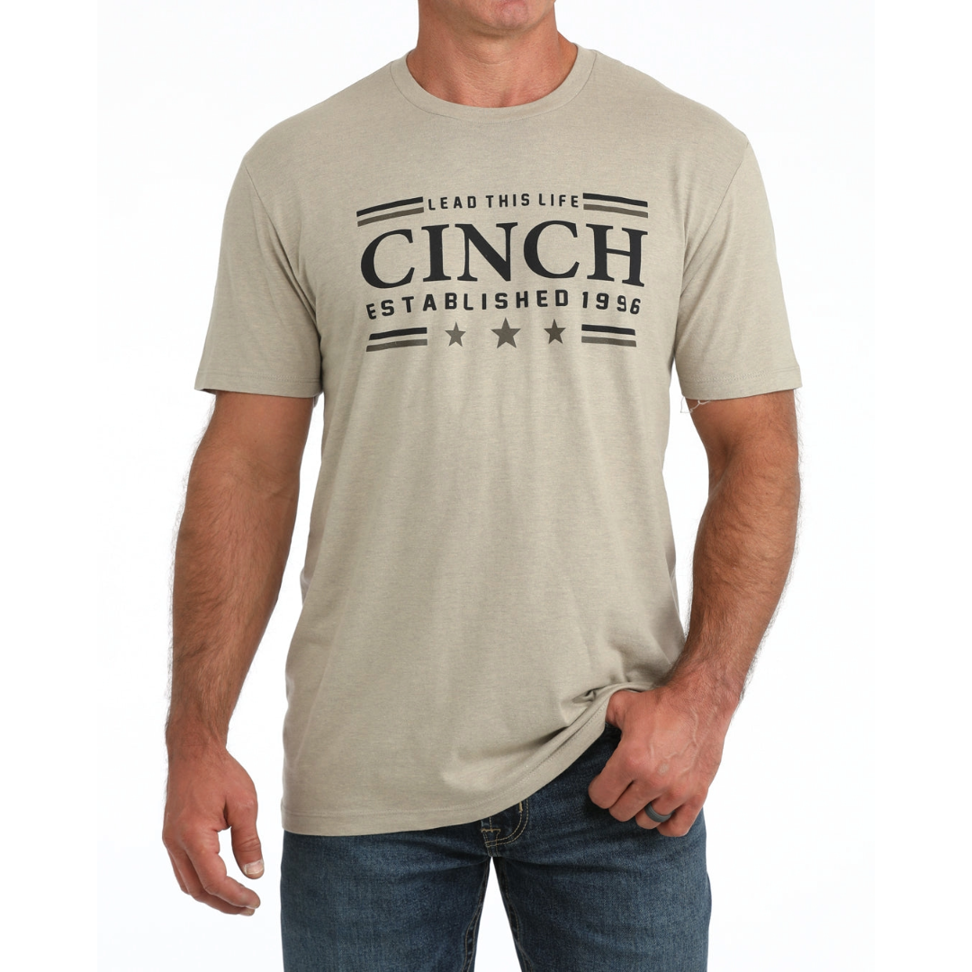 Cinch Men's Khaki T-Shirt MTT1690746-KHA