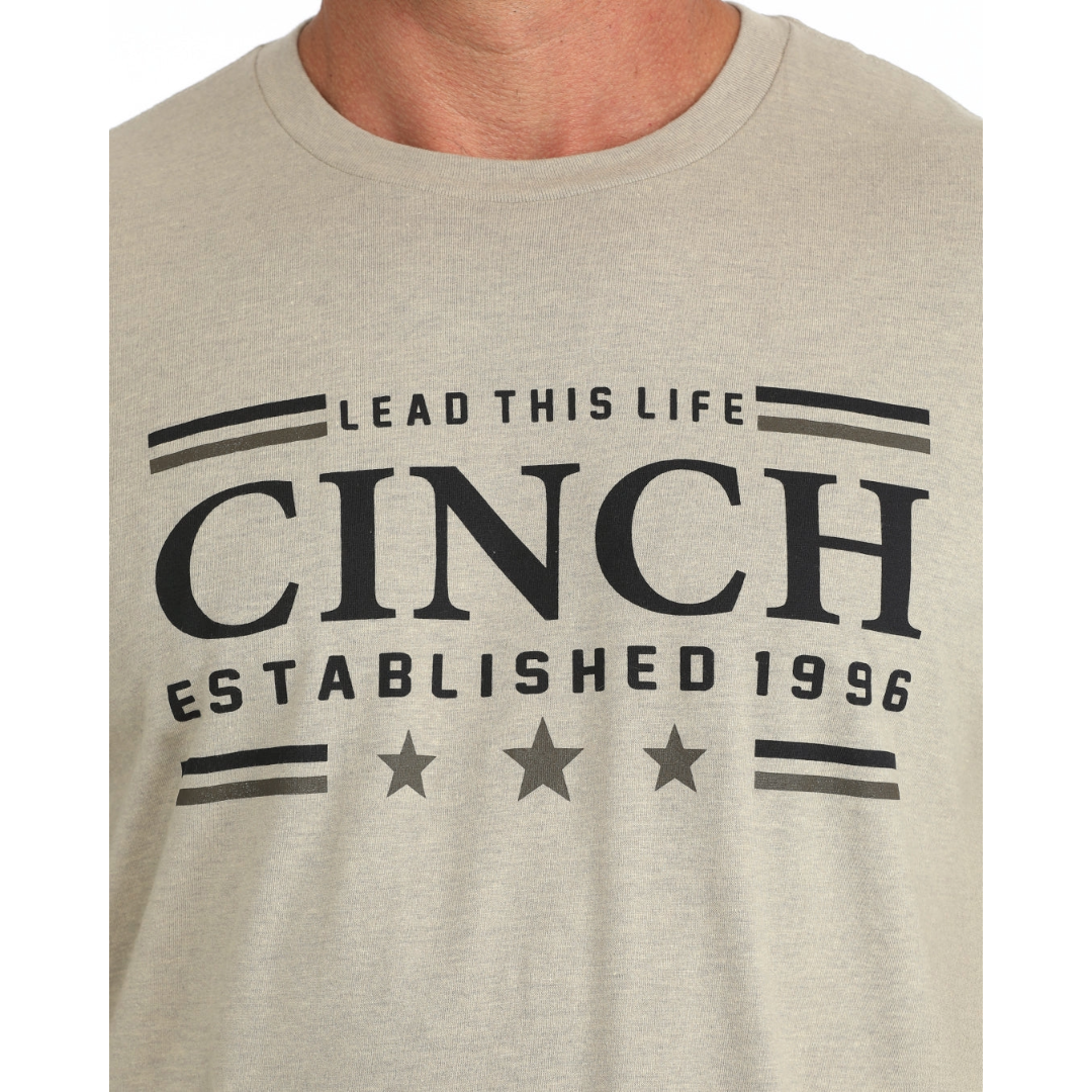 Cinch Men's Khaki T-Shirt MTT1690746-KHA