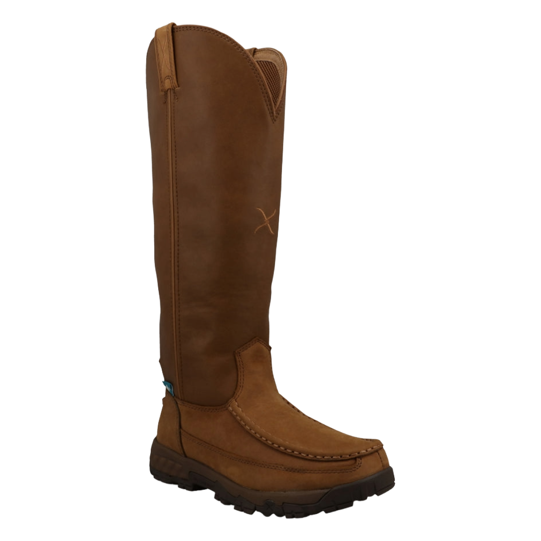 Twisted X Ladies Brown Leather 16" Snake Boot WXCBWS1
