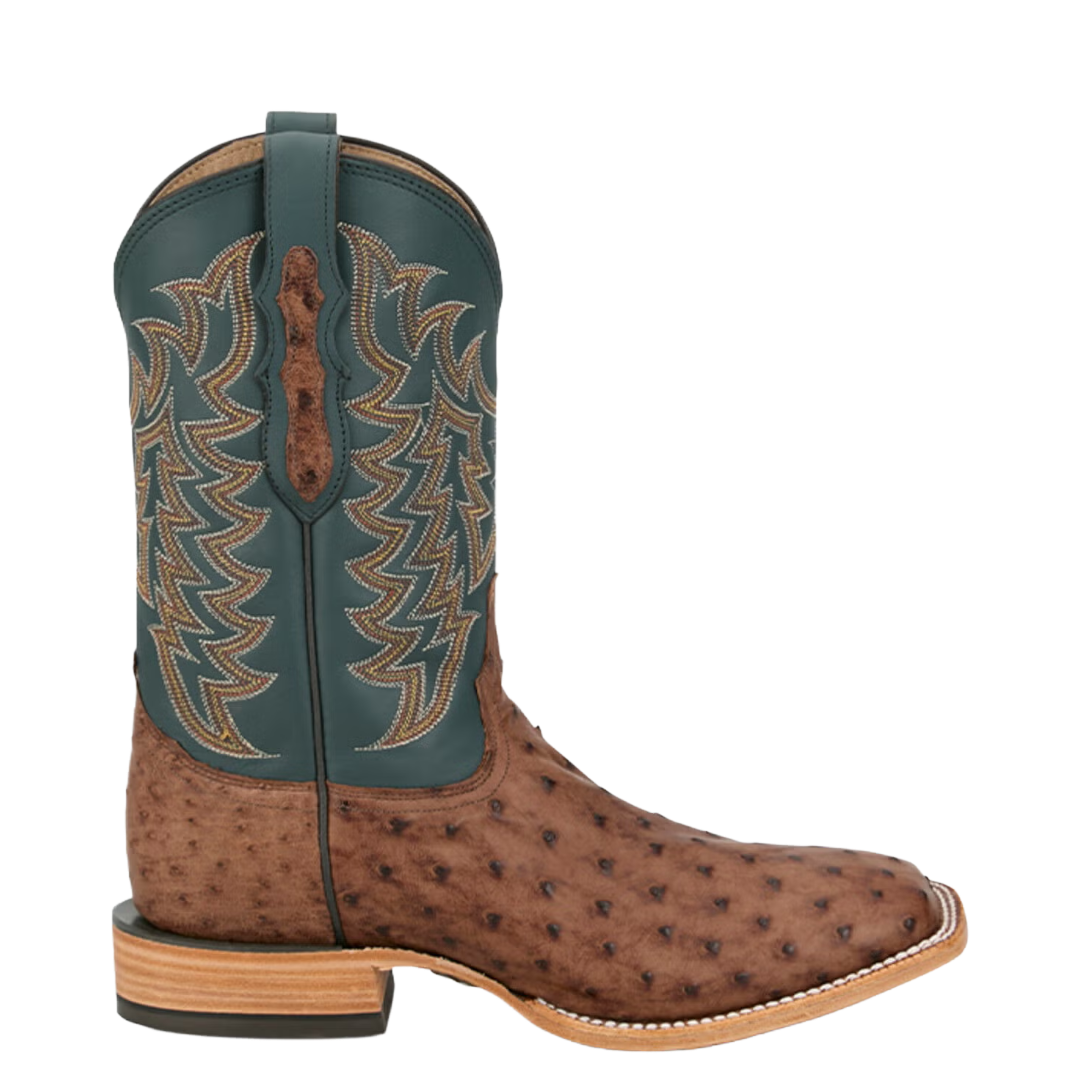 Tony Lama Men's Juan 11" Full Quill Ostrich Western Boot HE6275