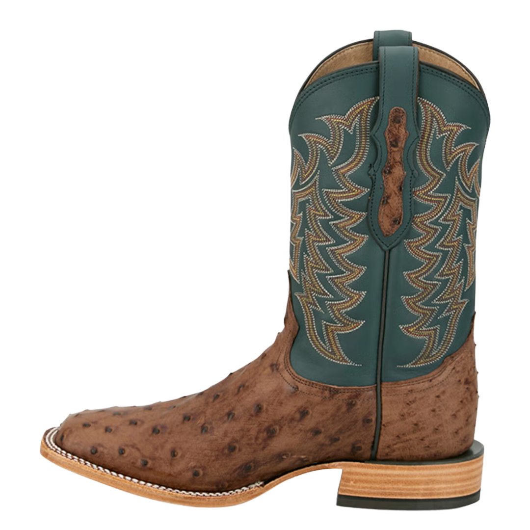 Tony Lama Men's Juan 11" Full Quill Ostrich Western Boot HE6275