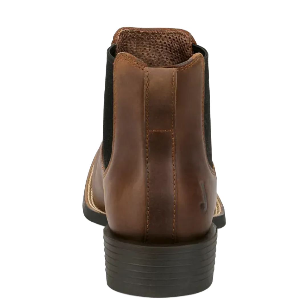 Justin Men's Norman Brown Leather Square Toe Boot SE3490