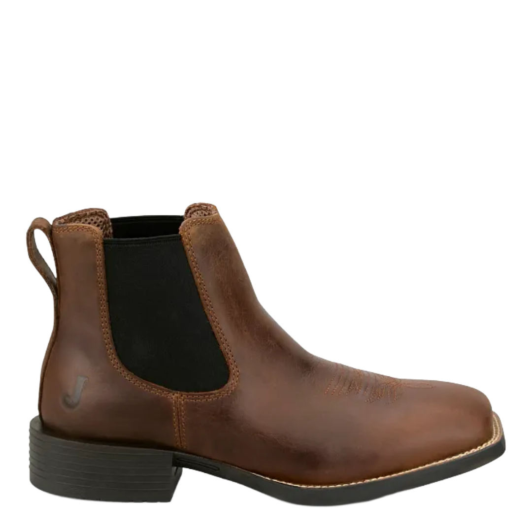 Justin Men's Norman Brown Leather Square Toe Boot SE3490