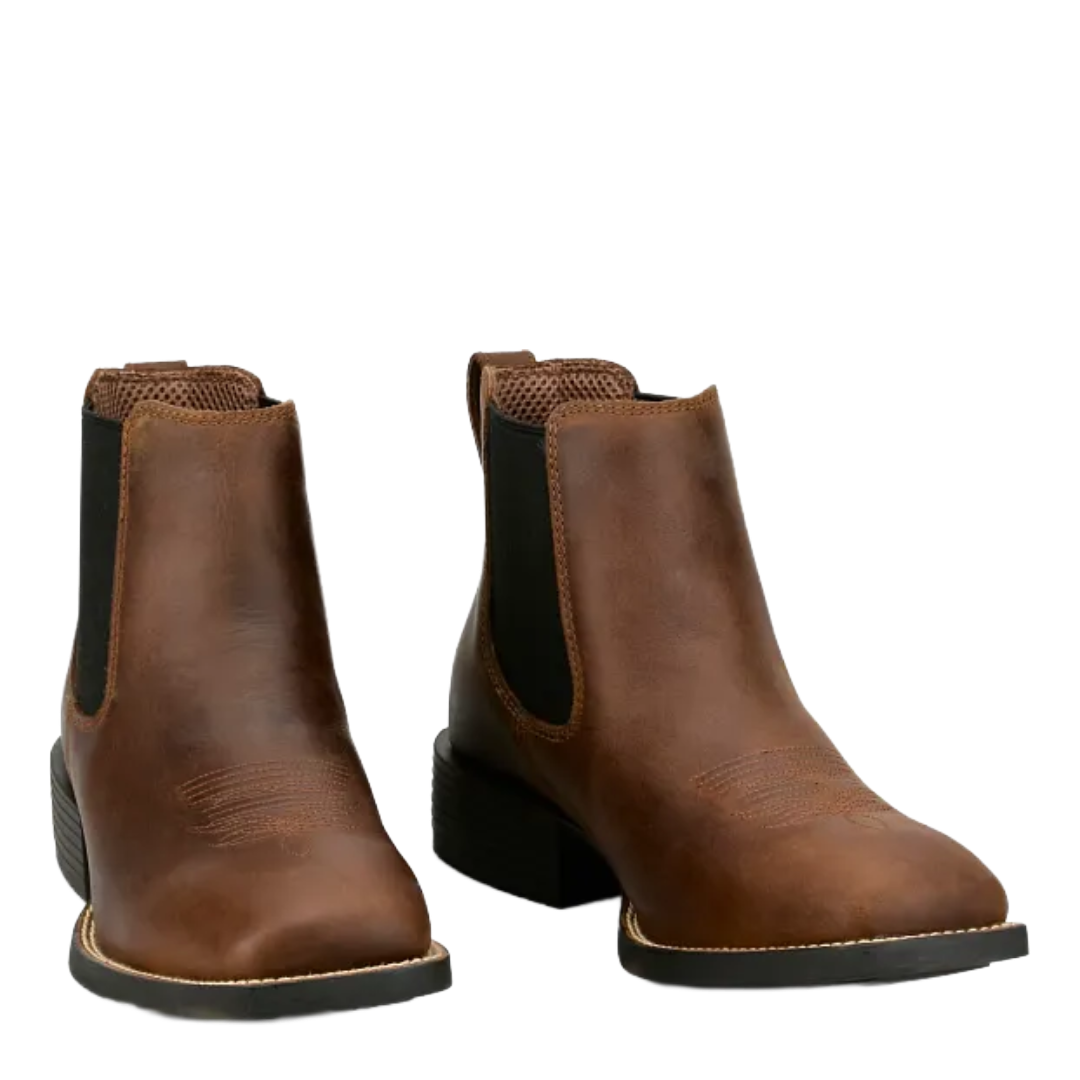 Justin Men's Norman Brown Leather Square Toe Boot SE3490