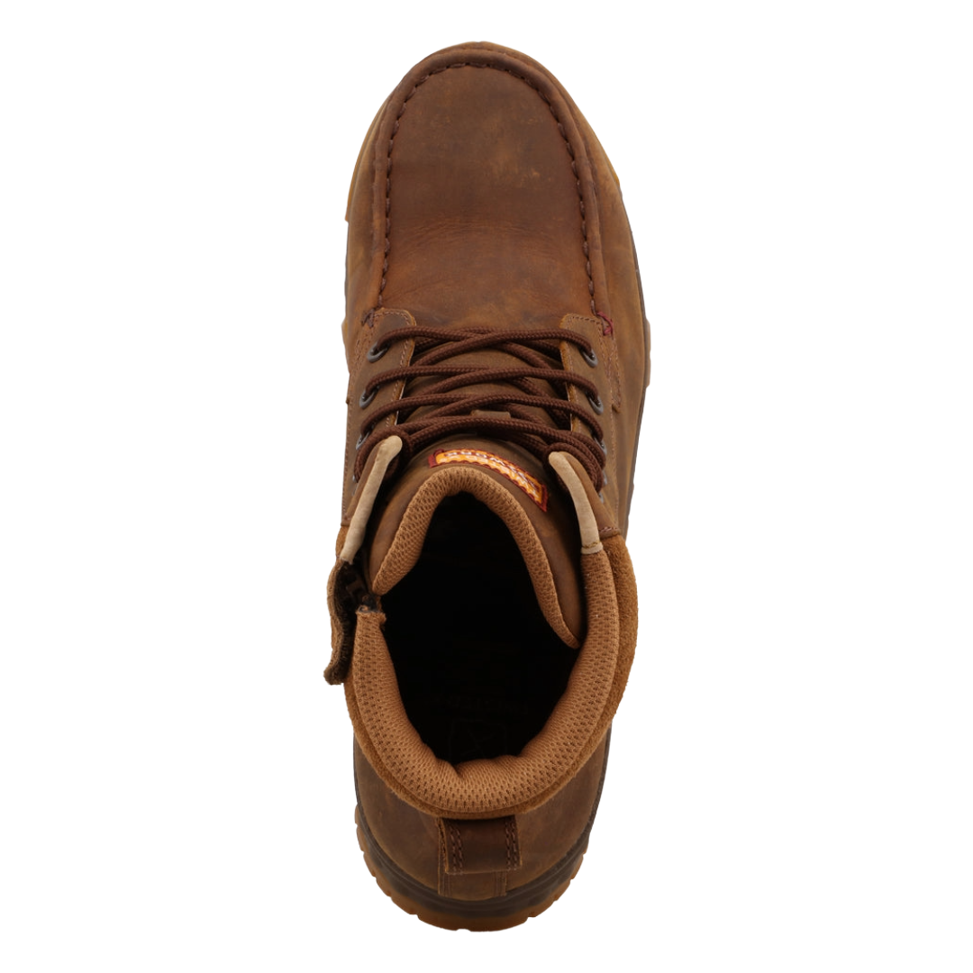 Twisted X Men's Oiled Saddle & Tan Suede 6" Work Boot MXCN013