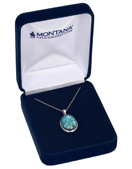 Montana Silversmith Ladies Wisdom Of The West Turquoise Necklace NC5787