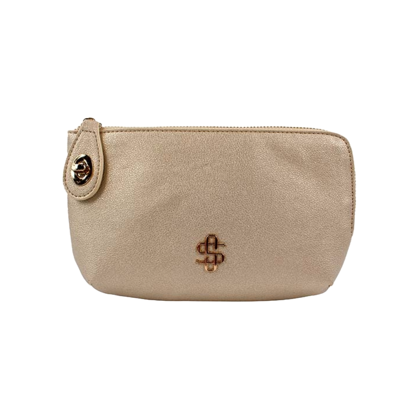 Simply Southern Ladies Leather Tan Lock Wallet 0124-BAG-LTHR-LOCKWALLET-TAN