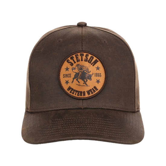 Stetson Men's Logo Graphic Dark Brown Cap 11-077-0102-0117