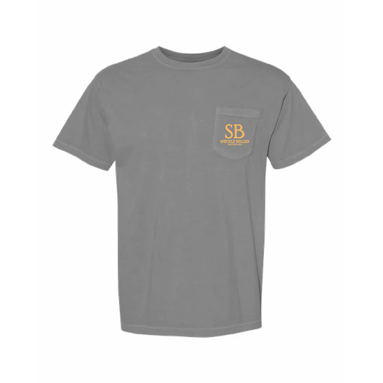 Speckle Bellies Men's Duck Stringer Graphic Grey T-Shirt STRINGER-PT