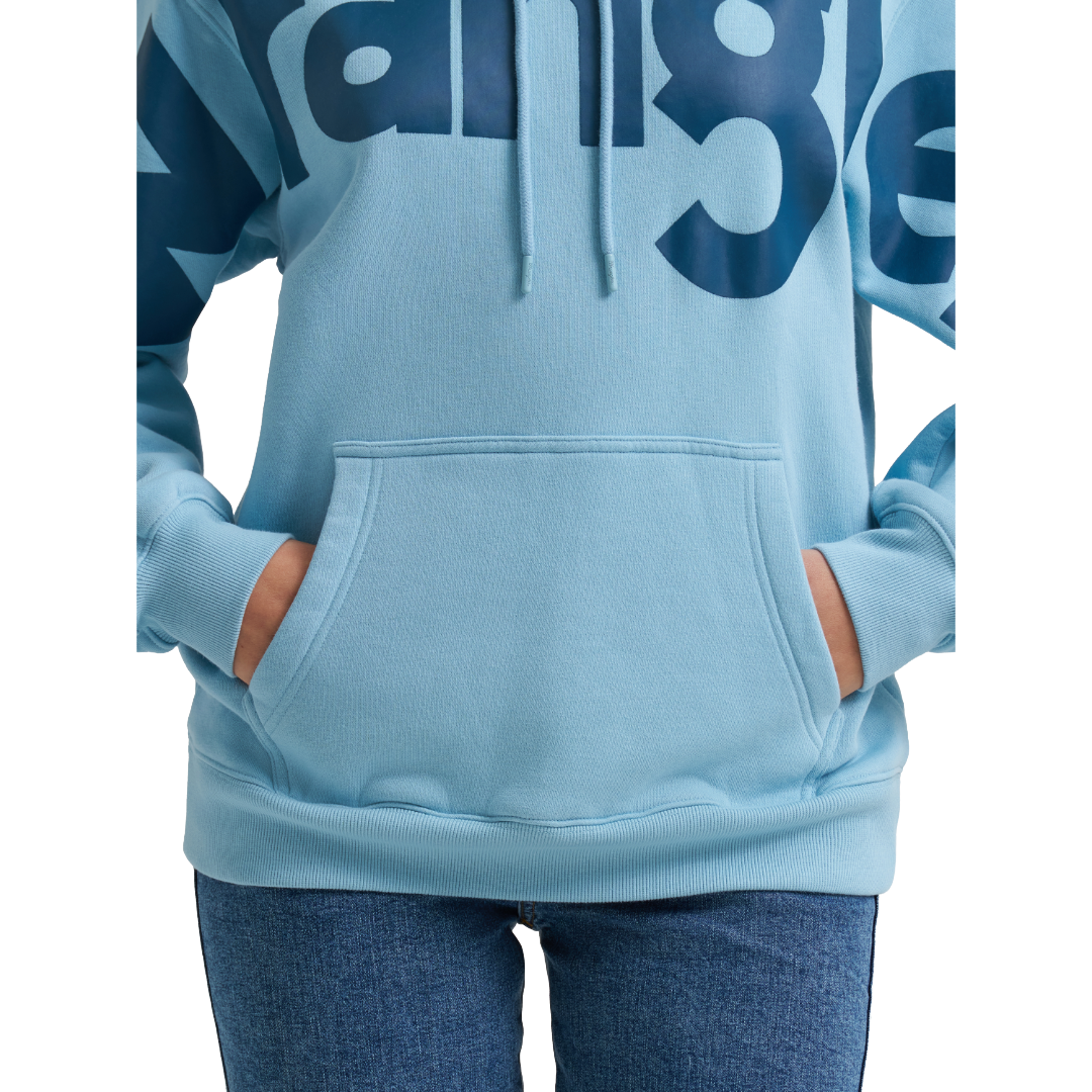Wrangler Ladies Retro® Blue Americana Logo Hoodie 112382543