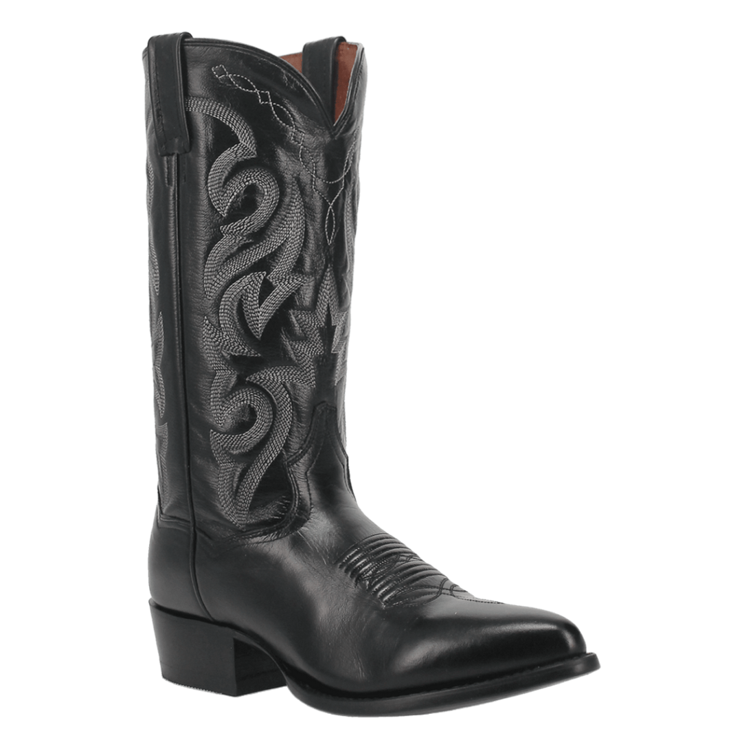 Dan Post Men's Milwaukee Black Leather J Toe Western Boot DP2110J-BK