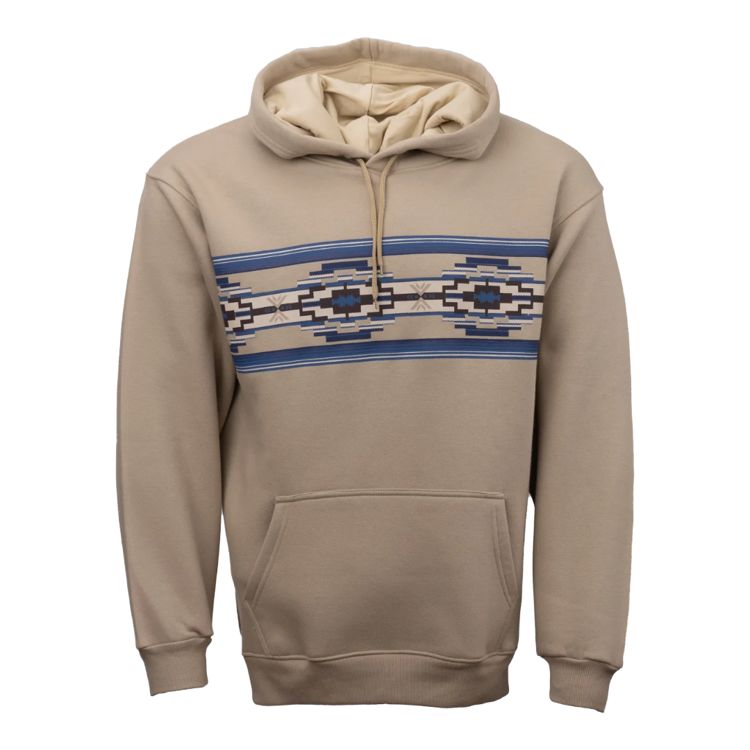 Outback Trading Company Men's Casey Beige Hoodie 40133-BEI
