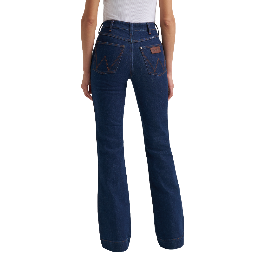 Wrangler Ladies Retro® Bailey Trouser Sariah Wash High Rise Denim Jean 112382319