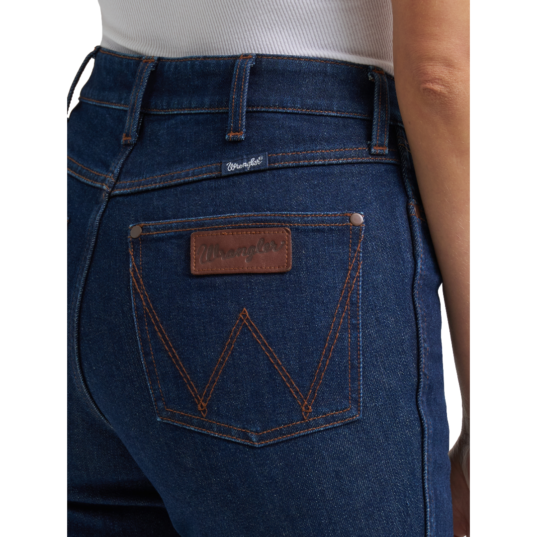 Wrangler Ladies Retro® Bailey Trouser Sariah Wash High Rise Denim Jean 112382319