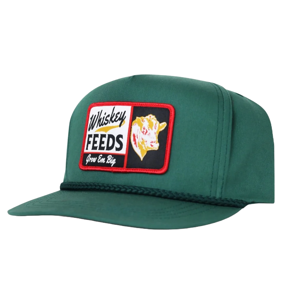 Whiskey Bent The Grazer Dark Green Graphic Cap GRAZER