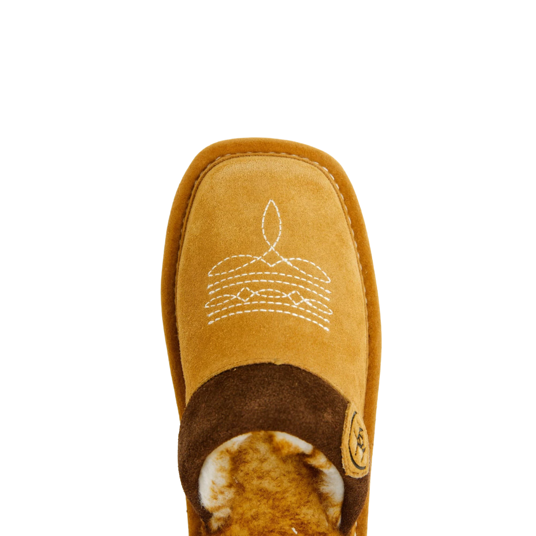 Ariat Boy's Chestnut Brown Silversmith Square Toe Slipper AR4977-200