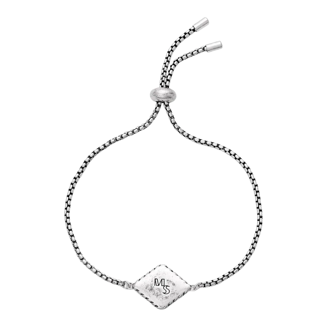 Montana Silversmiths Ladies Silver High Noon Cobblestone Bracelet BC6127