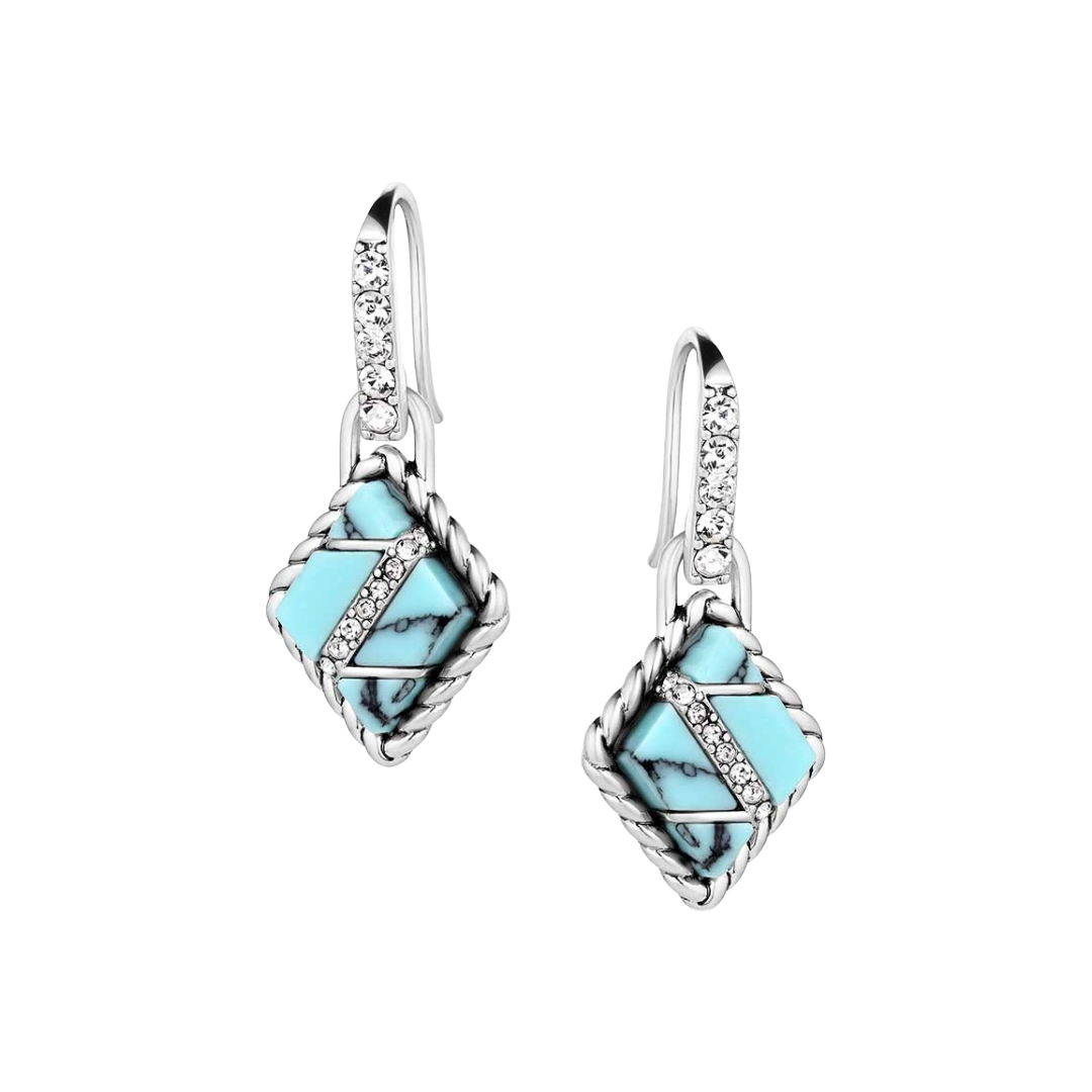 Montana Silversmiths Ladies High Noon Silver Cobblestone Earrings ER6127