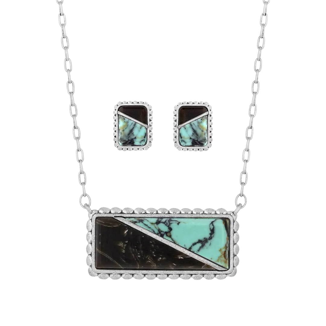 Montana Silversmiths Ladies Silver Double Essence Jewelry Set JS6012