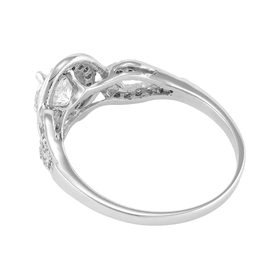 Montana Silversmiths Ladies Silver Sparkling Sky Crystal Ring RG152B