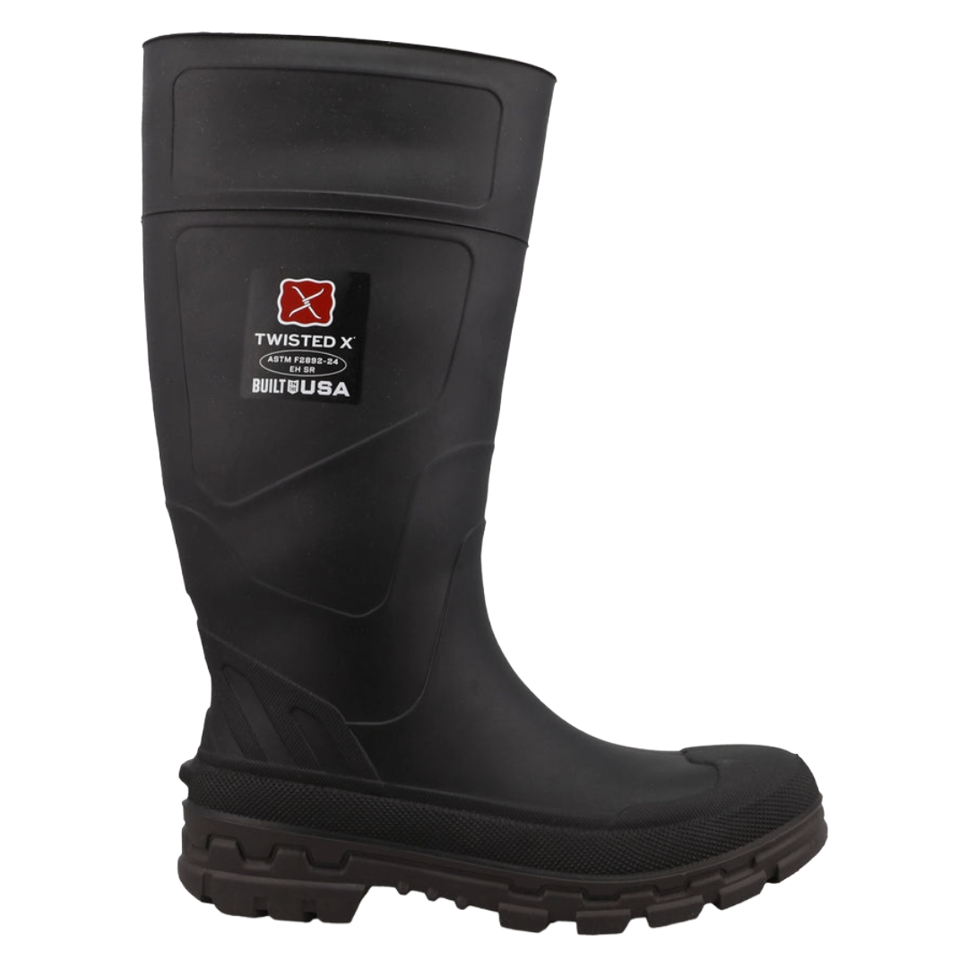 Muck Boot Company Men's Black Waterproof Round Toe Mud Boot MWB0002