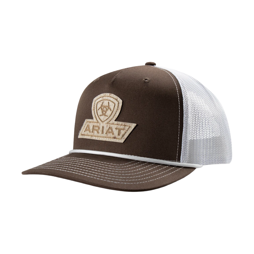 Ariat Men's Calf Hair Patch Brown Richardson 112 Cap A300095202