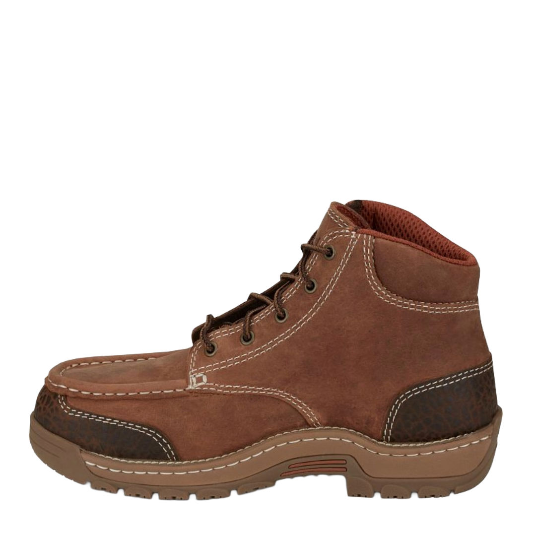 Justin Men's Corbett Barley Brown 5" Waterproof Alloy Toe Med Guard Work Boot SE255