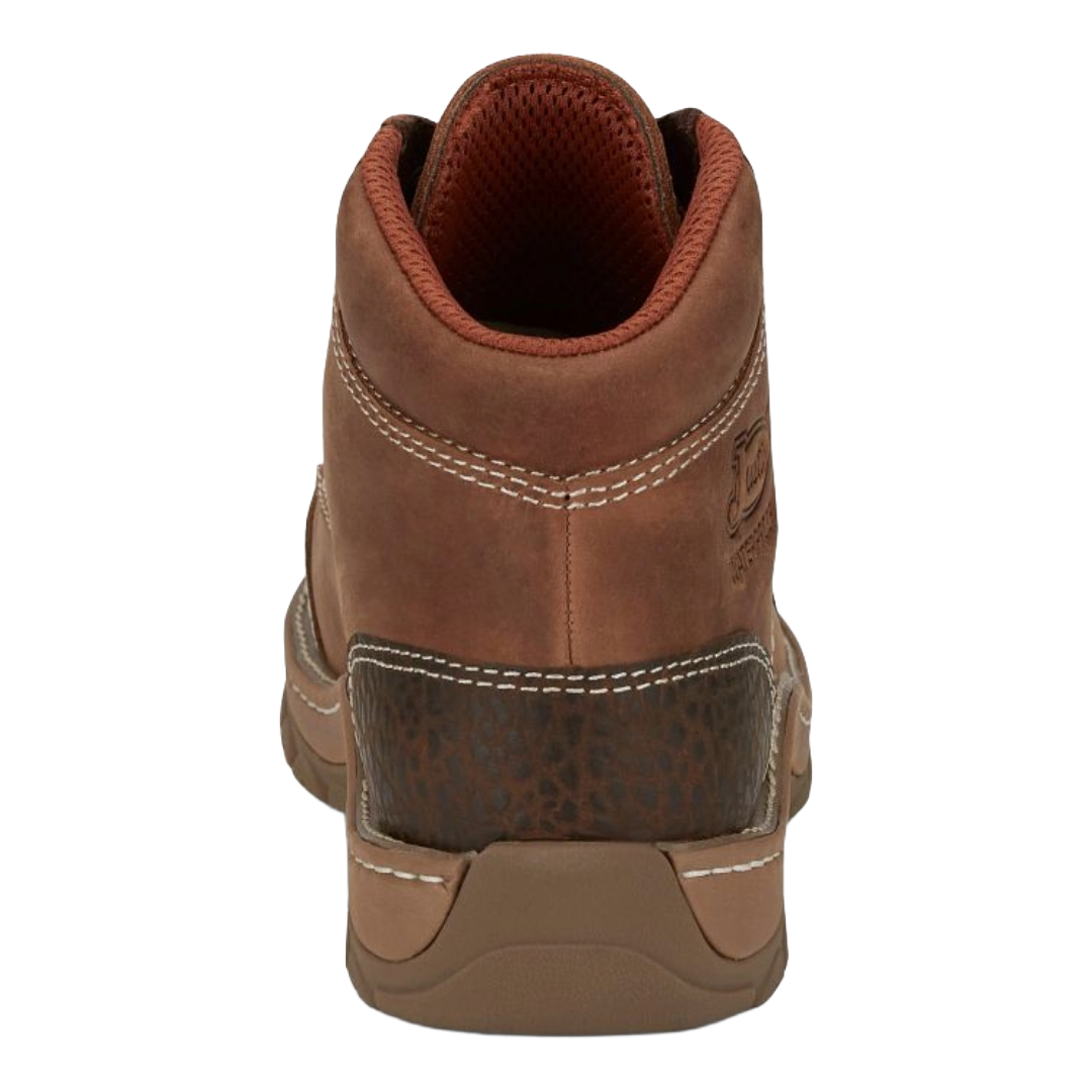 Justin Men's Corbett Barley Brown 5" Waterproof Alloy Toe Med Guard Work Boot SE255