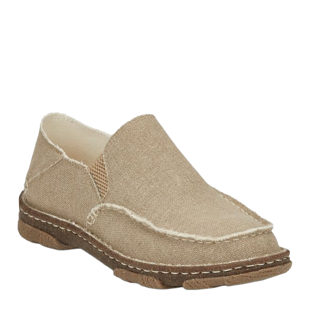 Tony Lama Men's Gator Cream Casual Slip On Shoe TLC125