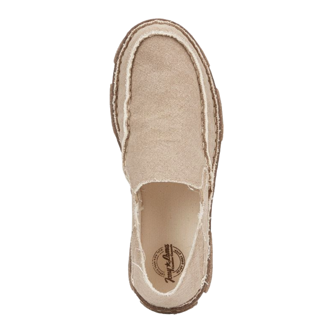 Tony Lama Men's Gator Cream Casual Slip On Shoe TLC125