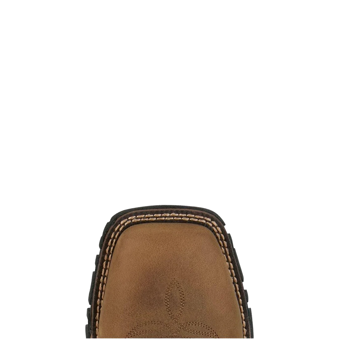 Tony Lama Men's Roustabout Tan 11" Wide Square Steel Toe Work Boot TW5022