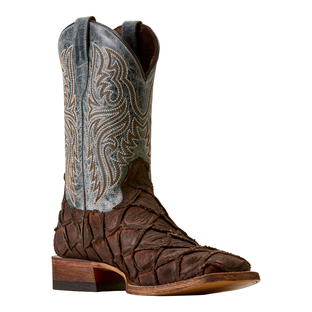 Ariat Men's Riverside Chocolate Bass Print Western Boot 10080345