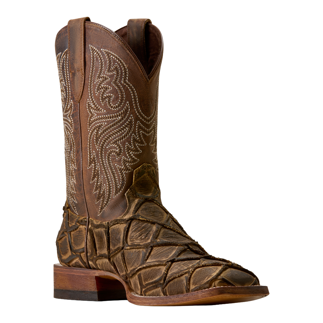 Ariat Men's Riverside Tan Bass Print Western Boot 10080347