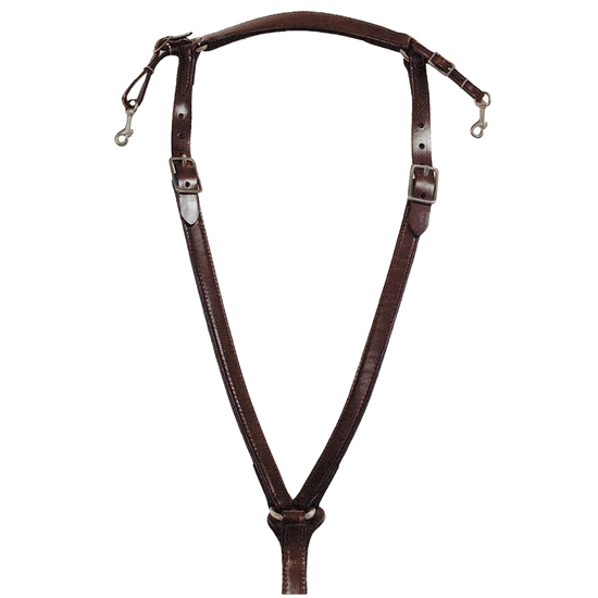 Circle Y Trail Horse Classic Over Neck Breast Collar Regular Oil