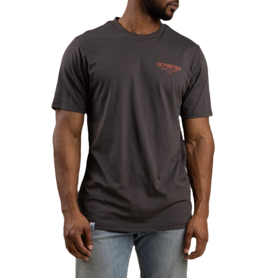 Sendero Provisions Co. Triceratops Graphic Vintage Black T-Shirt SPCS124F23-BLK