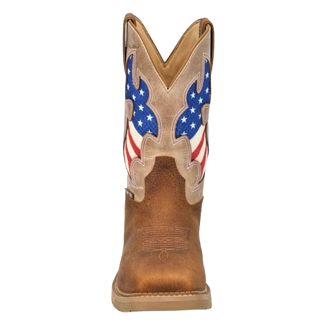Justin Men's Bolt Brown Composite Toe Western Work Boot SE4137