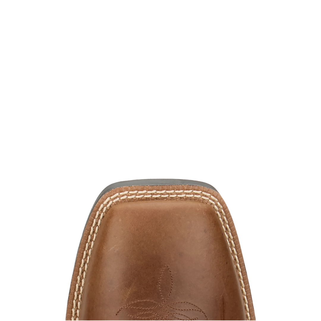 Justin Men's Gage Brown Leather Square Toe Western Boot SE7534