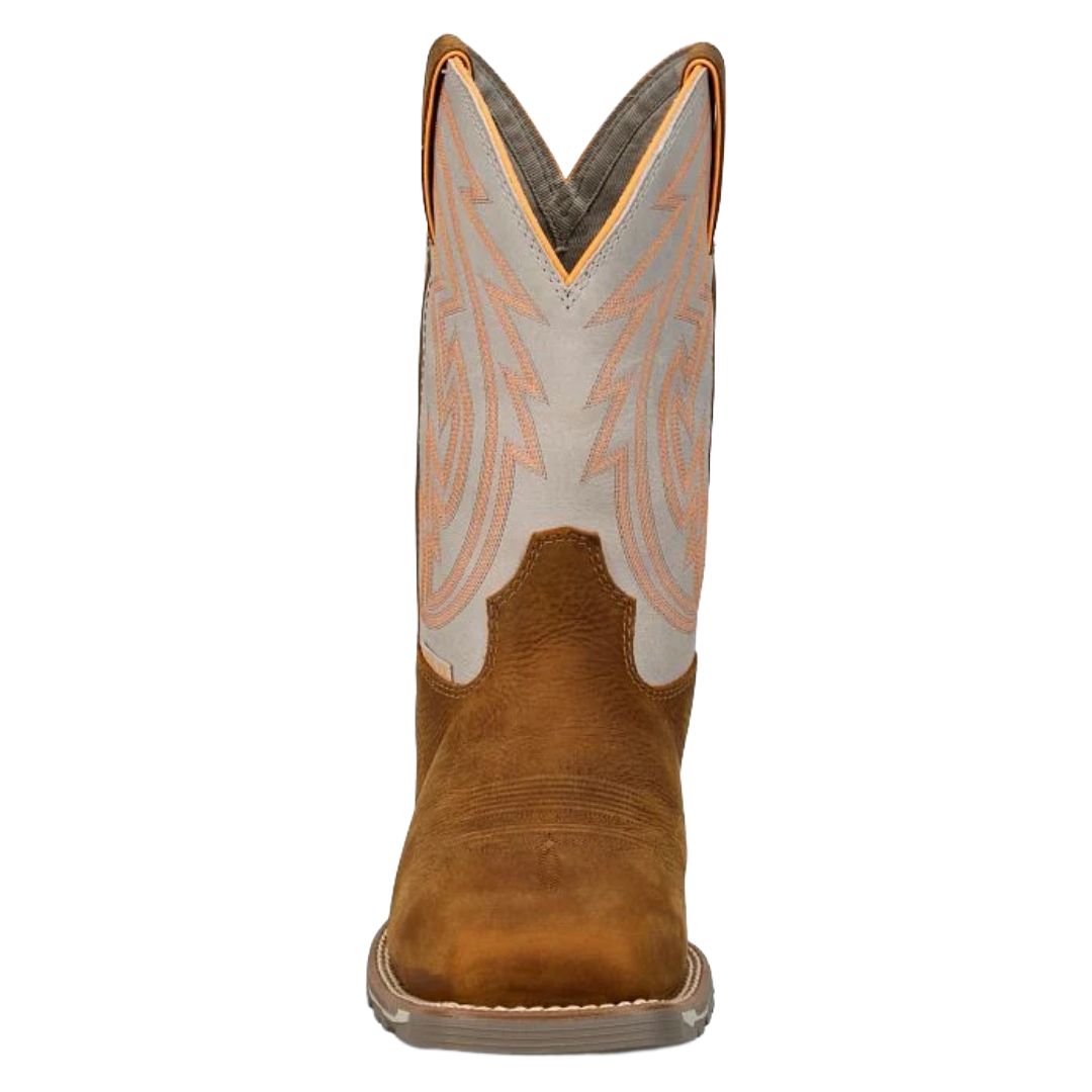 Justin Men's Maverick Lytle Brown Leather Steel Toe Work Boot MV4595