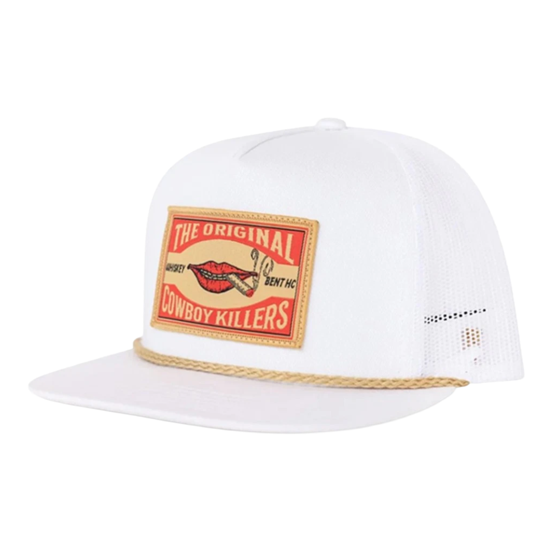 Whiskey Bent Men's Matchbox White Snapback MATBX-WHT