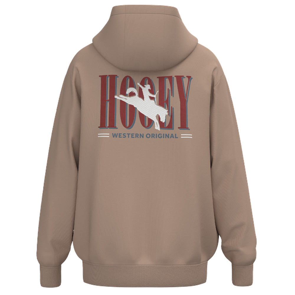 Hooey Men's Wild Ride Tan Logo Graphic Pullover Hoodie HH2621TN