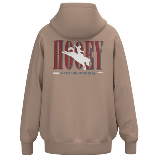 Hooey Men's Wild Ride Tan Logo Graphic Pullover Hoodie HH2621TN