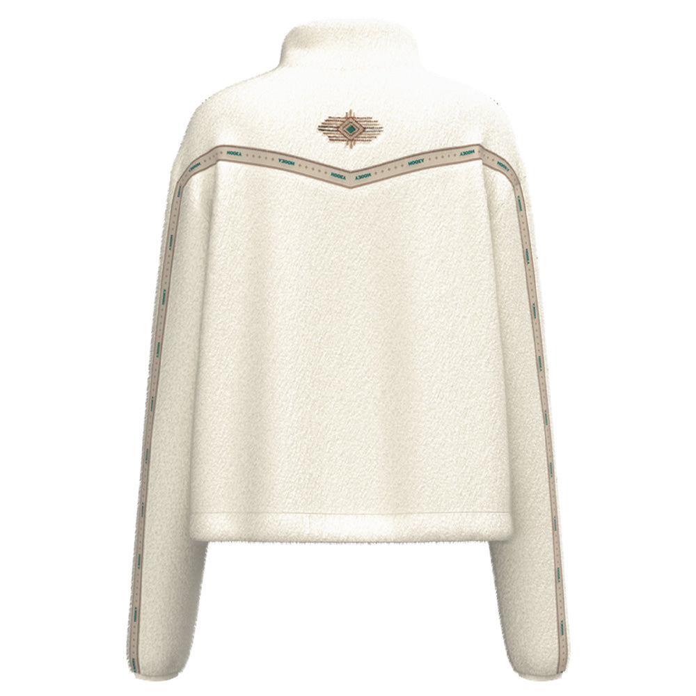 Hooey Ladies Mia Cream 1/2 Zip Fleece Pullover HFP2606CR