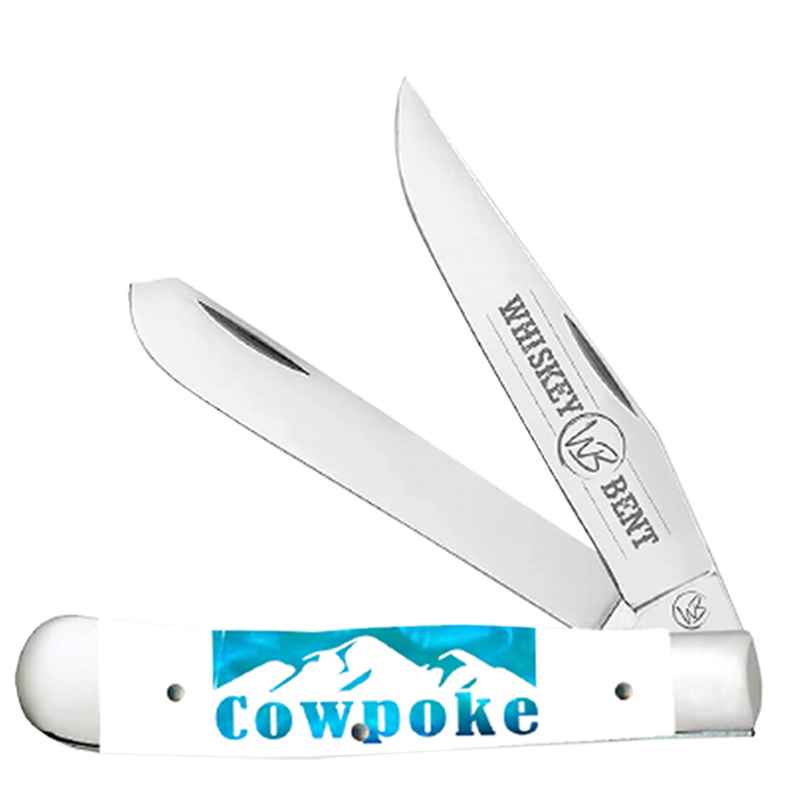 Whiskey Bent Menthol Cowpoke Trapper Pocket Knife WB11-100